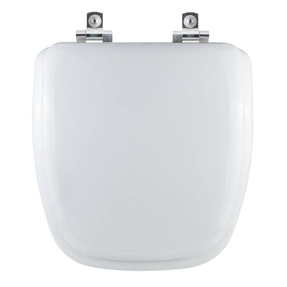 Tampa De Vaso Almofadado Soft Close Flex Branco Para Bacia Deca