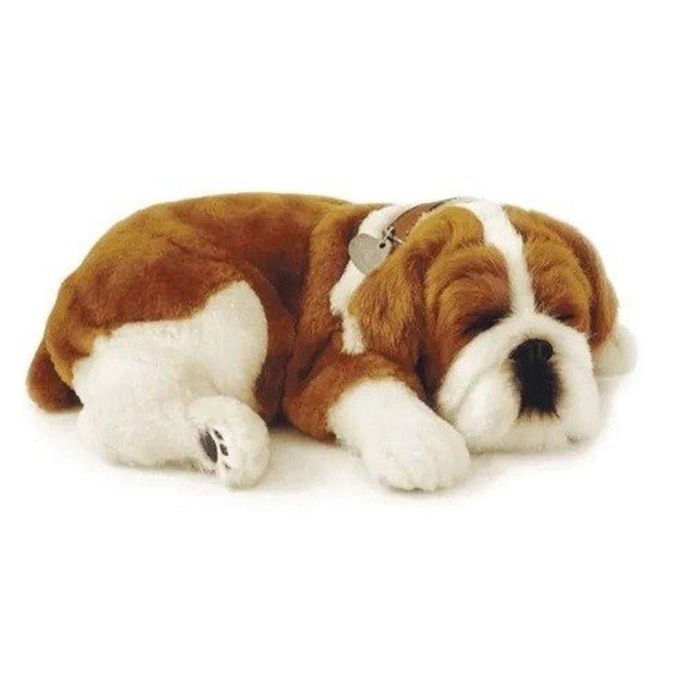 Brinquedo De Pelúcia Que Respira Perfect Petzzz Acompanha Pilha Buldog