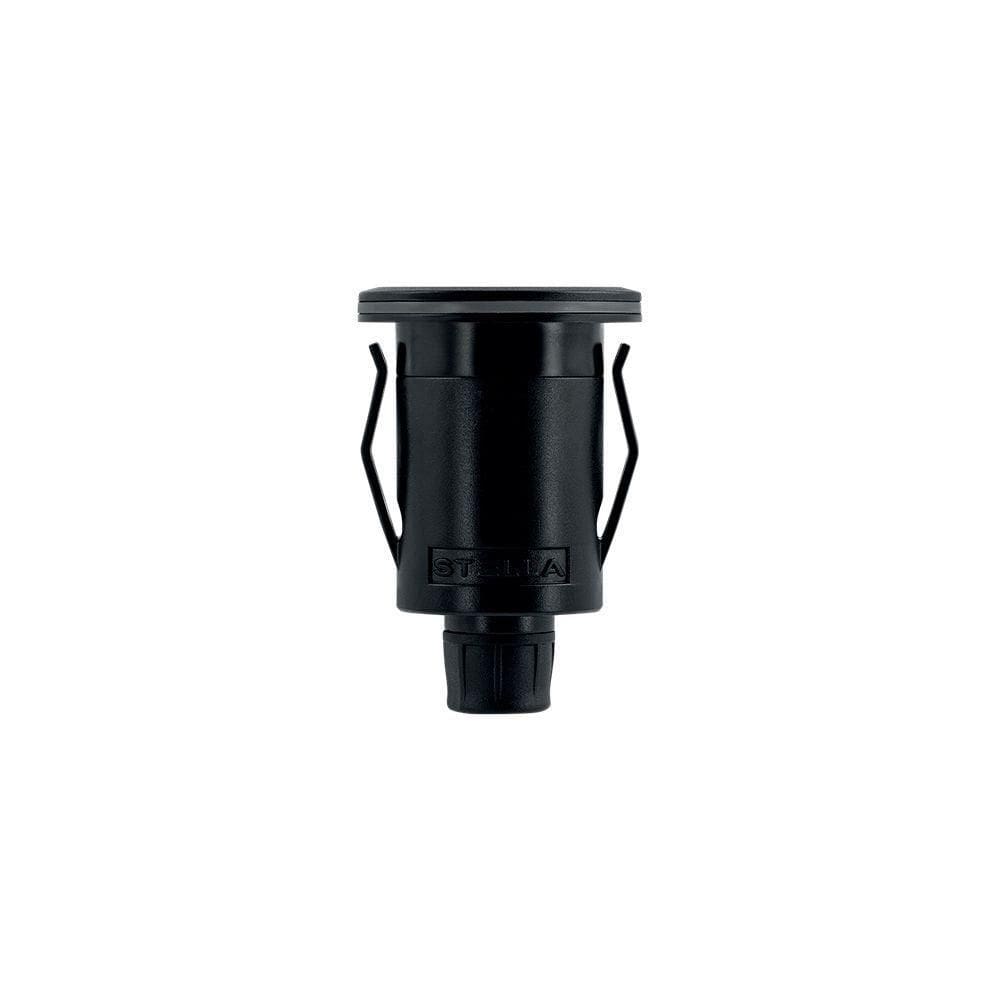 Embutido De Solo Led Stella Way Ring 1w Bivolt Preto 3000k Luz Amarela