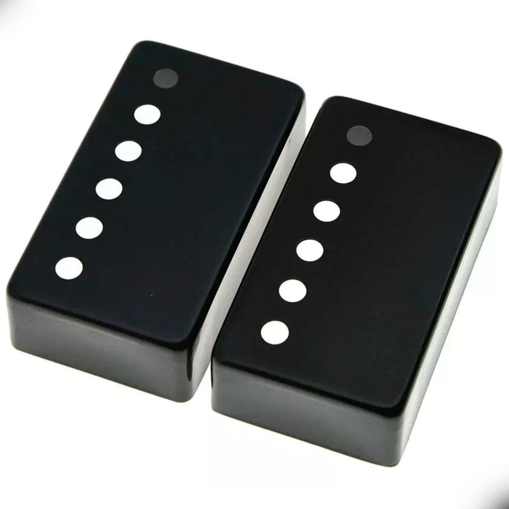 2 Capas Ronsani Para Captador Tipo Humbucker Metal Preto 662