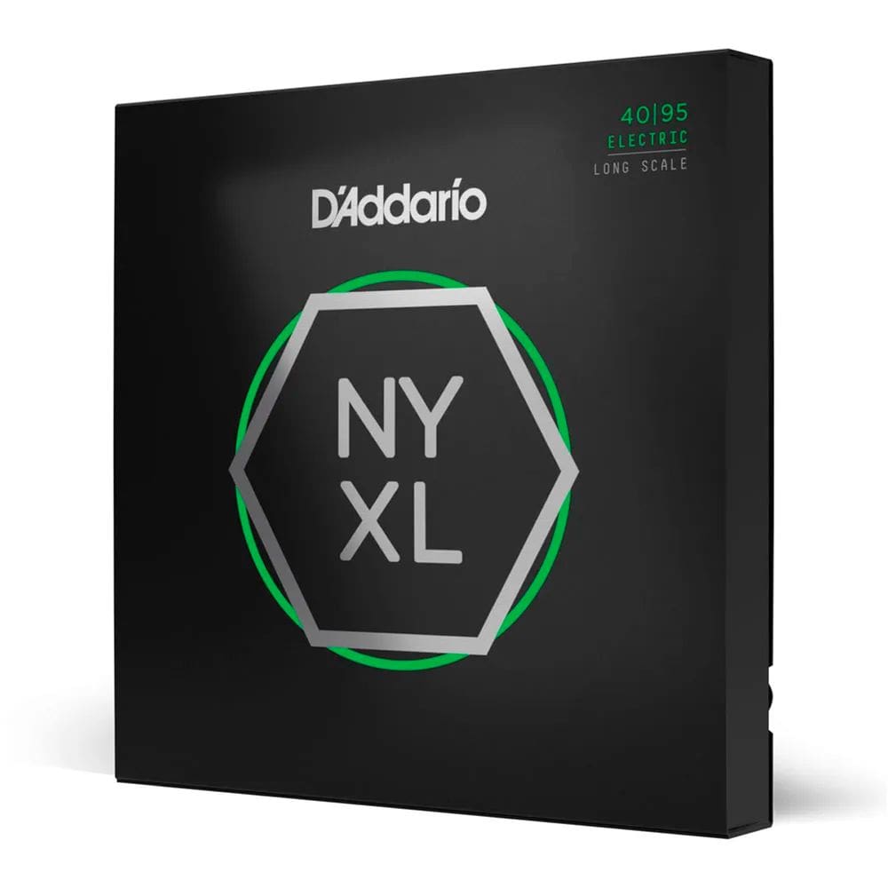 Encordoamento Para Baixo D`addario 4 Cordas 040 Escala Longa NYXL4095