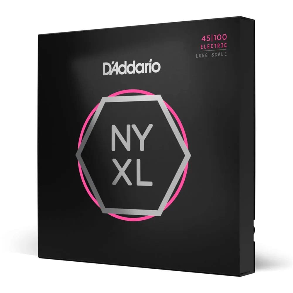 Encordoamento Para Baixo D`addario 4 Cordas 045 Escala Longa NYXL45100