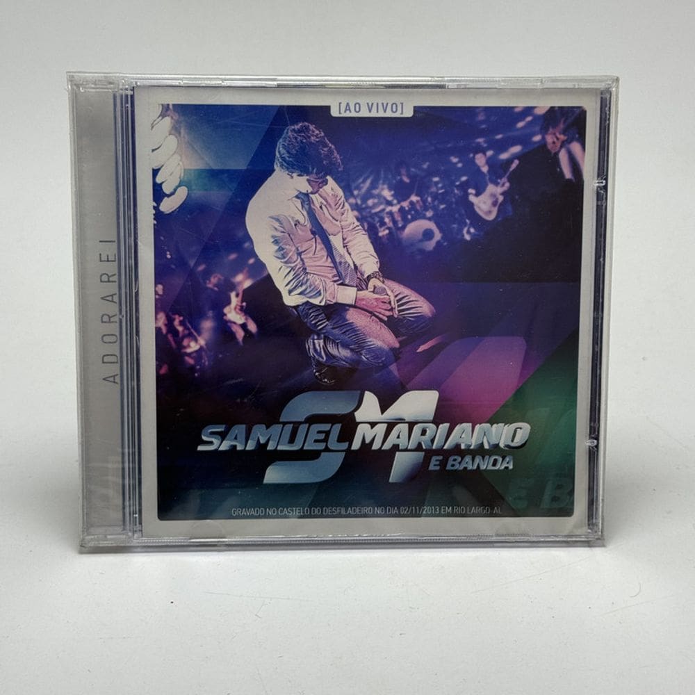 Cd Samuel Mariano E Banda - Adorarei Ao Viv o