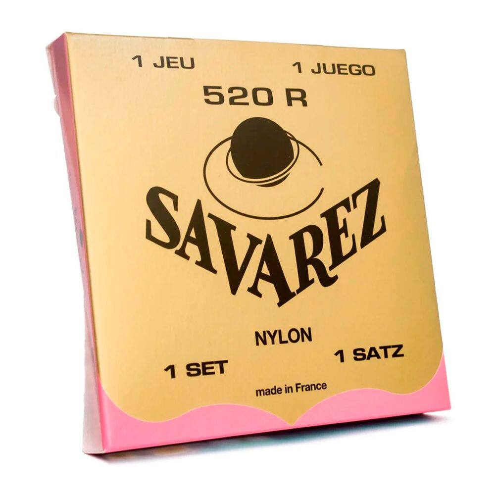 Encordoamento Para Violão Nylon Savarez 520R Tensão Normal