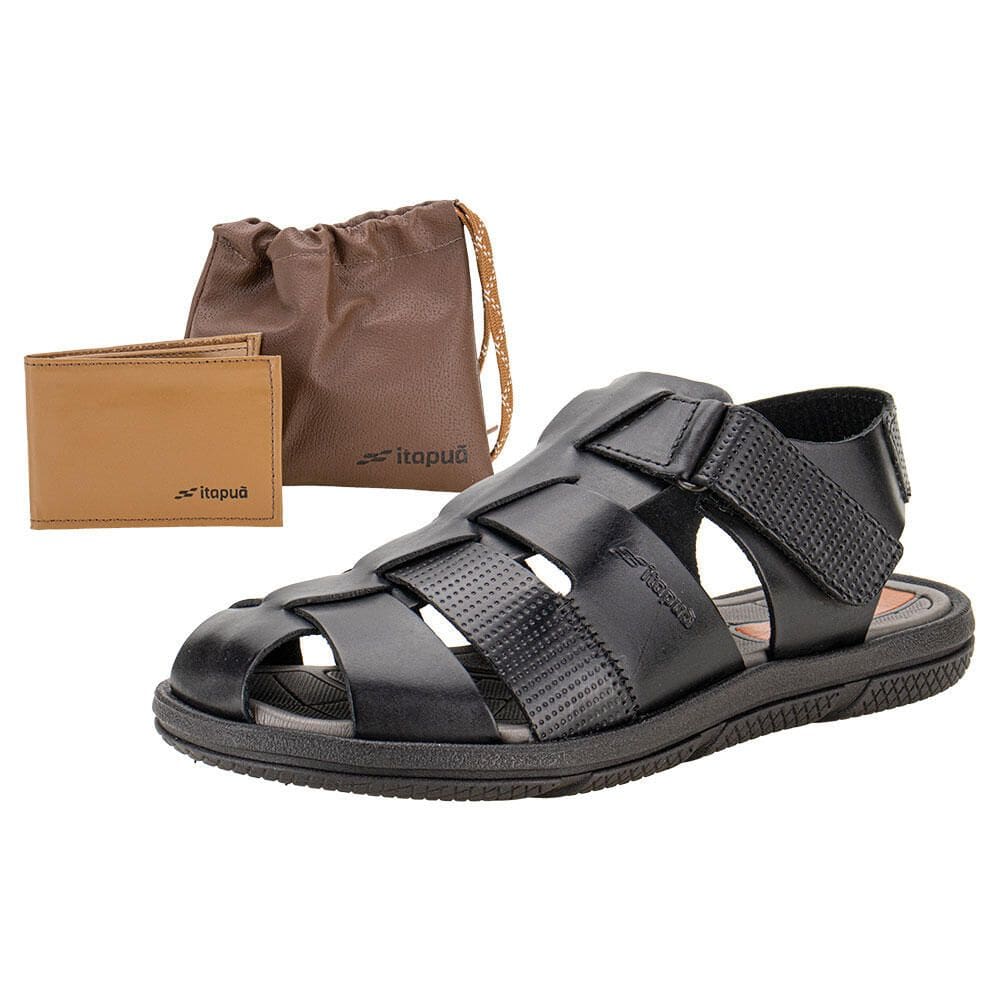 Kit Sandália Masculina E Carteira Itapuã 754