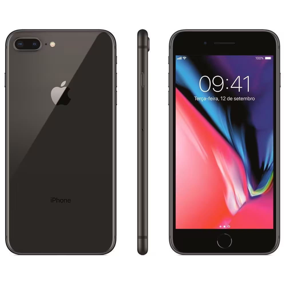 REEMBALADO: iPhone 8 Plus 128GB Tela Retina HD | Extra