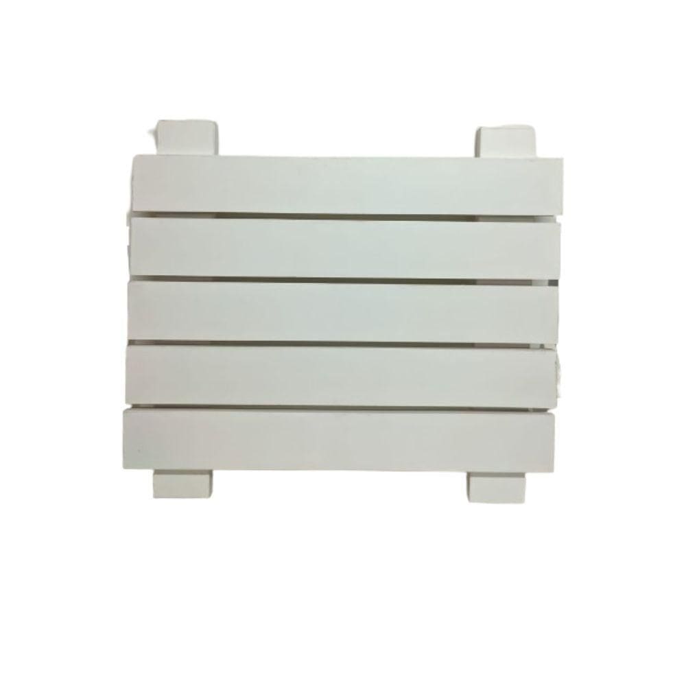 Painel Canaletado Modular 50x50 Cm Branco