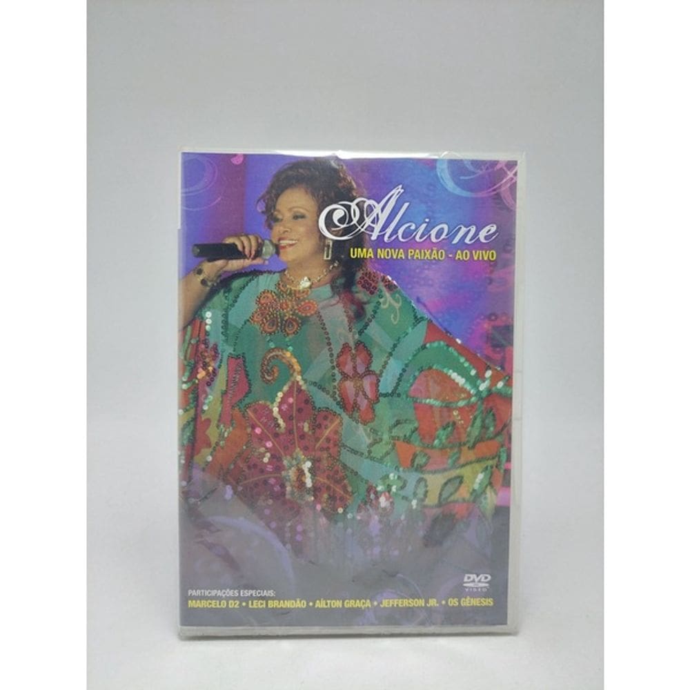 Dvd Alcione - Uma Nova Paixao Ao Viv o