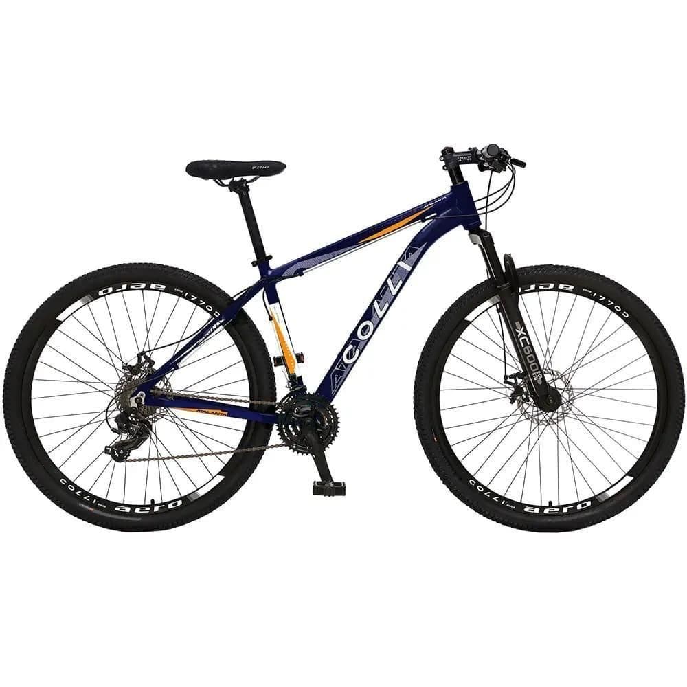 Bicicleta Colli Atalanta Aluminio A.29 F.disco Kit Shimano 21m - 531-06d Azul Metálico