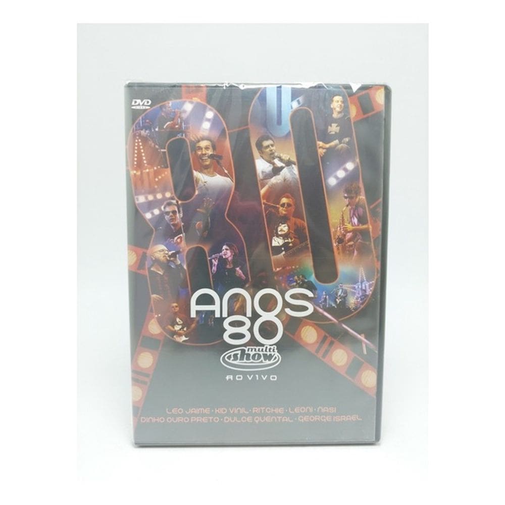Dvd Multishow - Anos 80 Ao Viv o