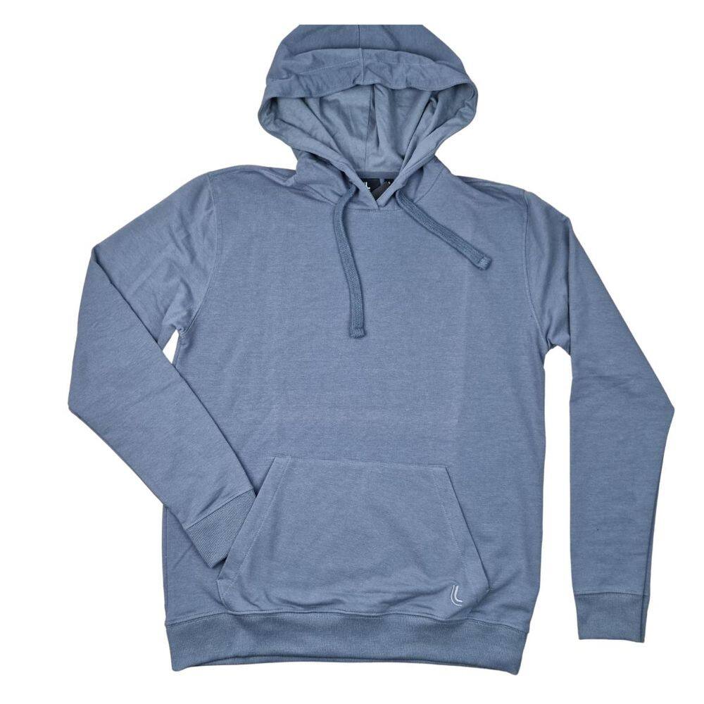 Blusa Moletom Lupo Bolso Canguru Cor Cinza Sem Flanela Com Capuz Linha Sport