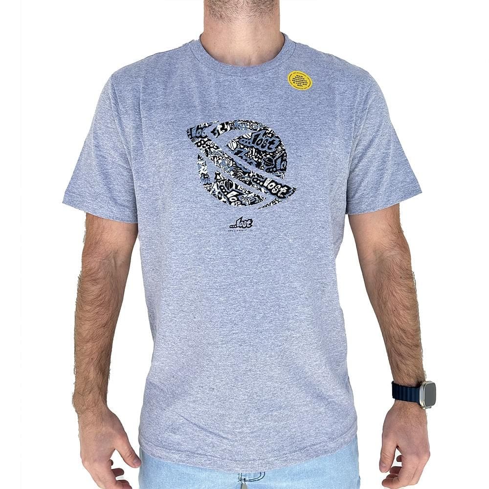Camiseta Lost Lost Maniac WT24 Masculina Mescla Médio
