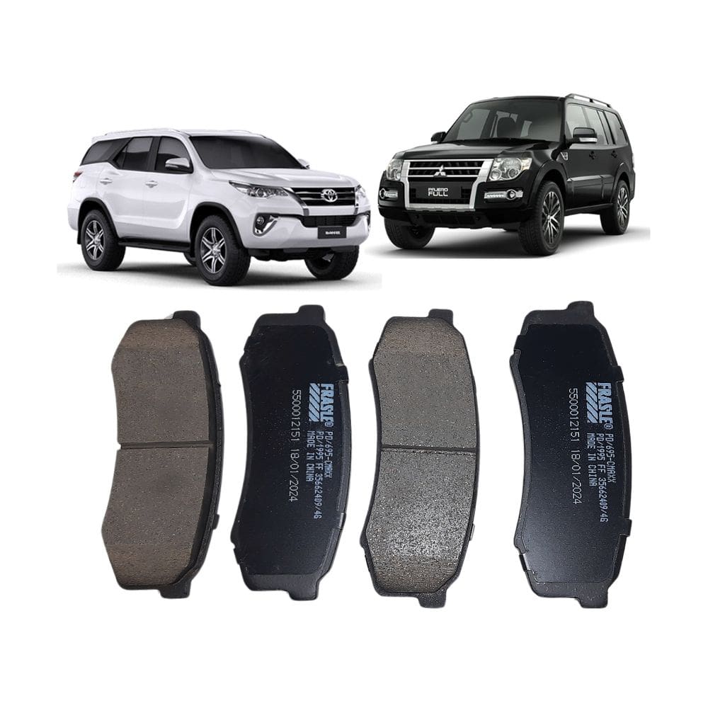 Pastilha de Freio Pajero Full 3D 3.2 Diesel 3 Portas 4M41 3.2 L 16V Dohc L4 2014 A 2020 Fras-le Tras