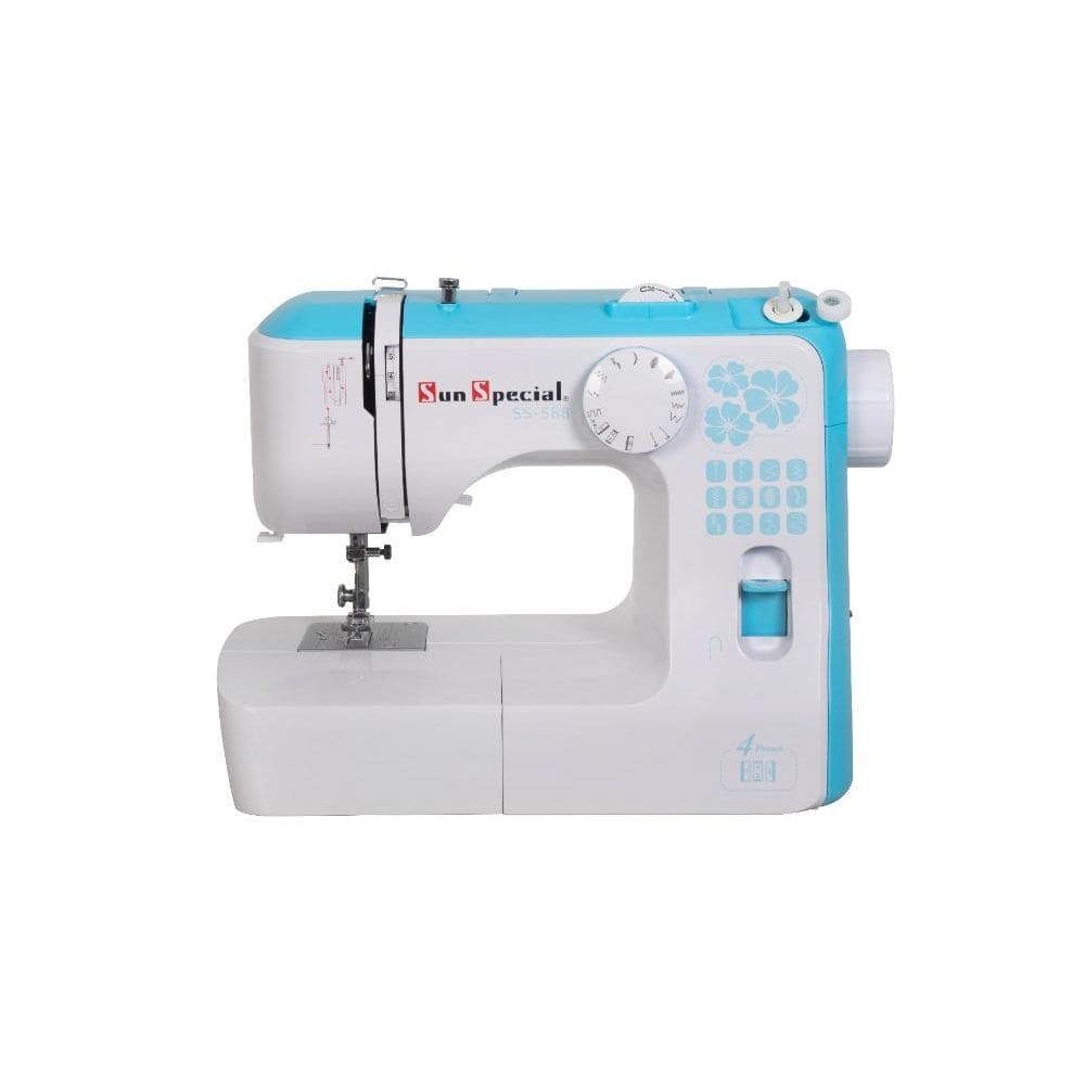 Máquina Costura Doméstica Ss-588 110V Mecânica Azul - Sun Special