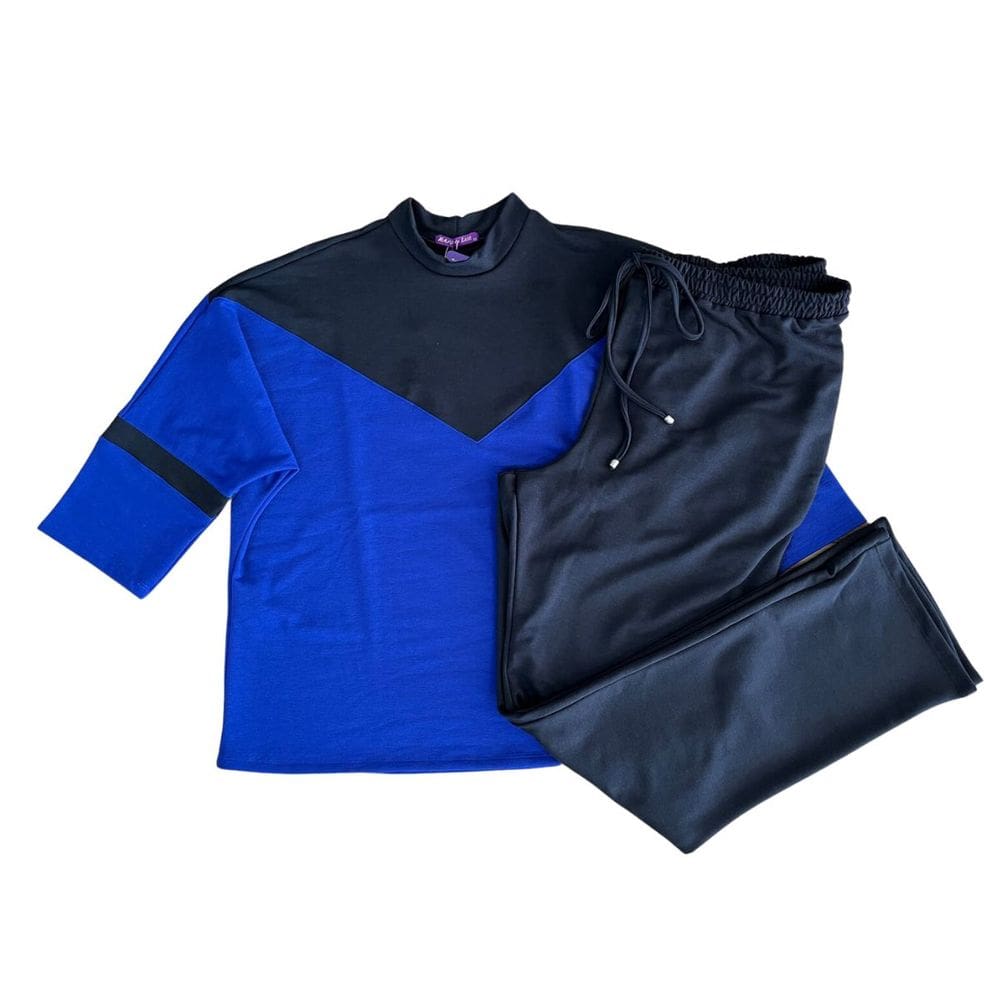 Conjunto De Moletinho GG e G1 Feminino Calça Comprida e Blusa