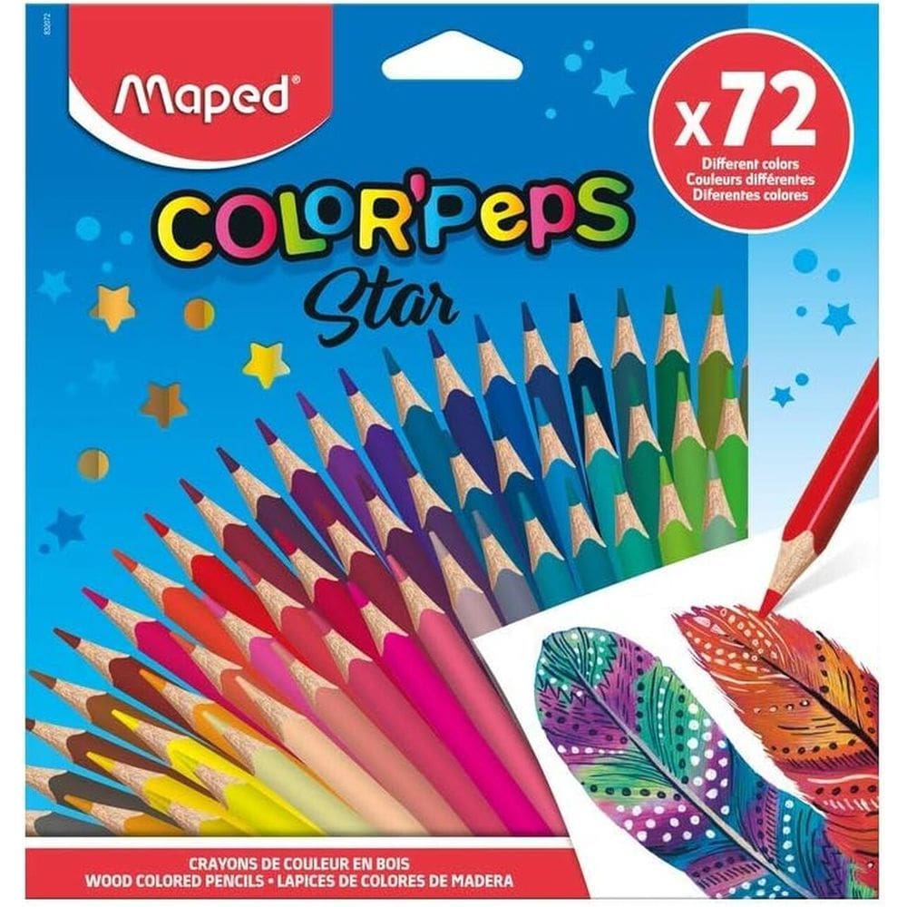 Lapis De Cor Color Peps Star Maped