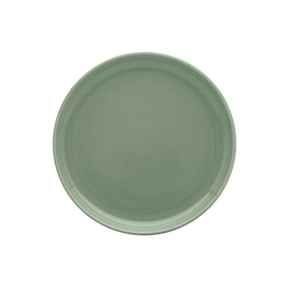 Prato Sobremesa Em Cerâmica Flat Matcha 20cm Oxford