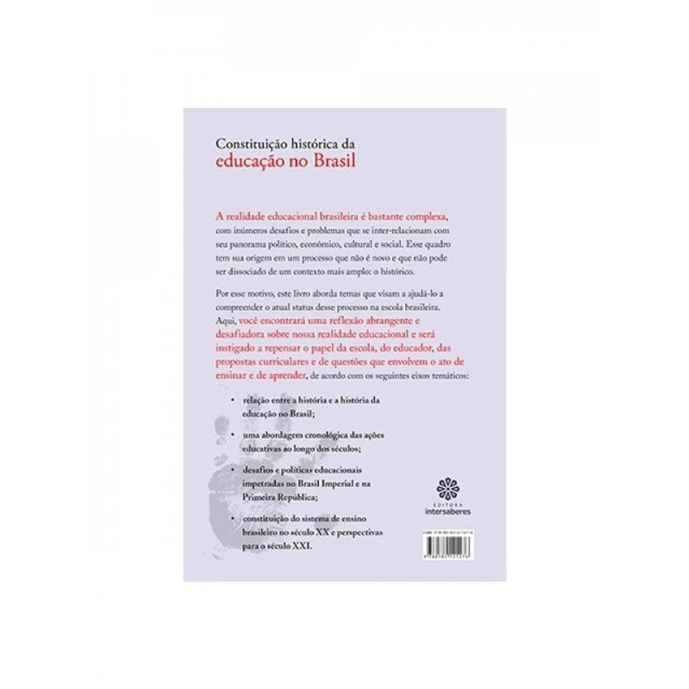Constituição Histórica Da Educação No Brasil