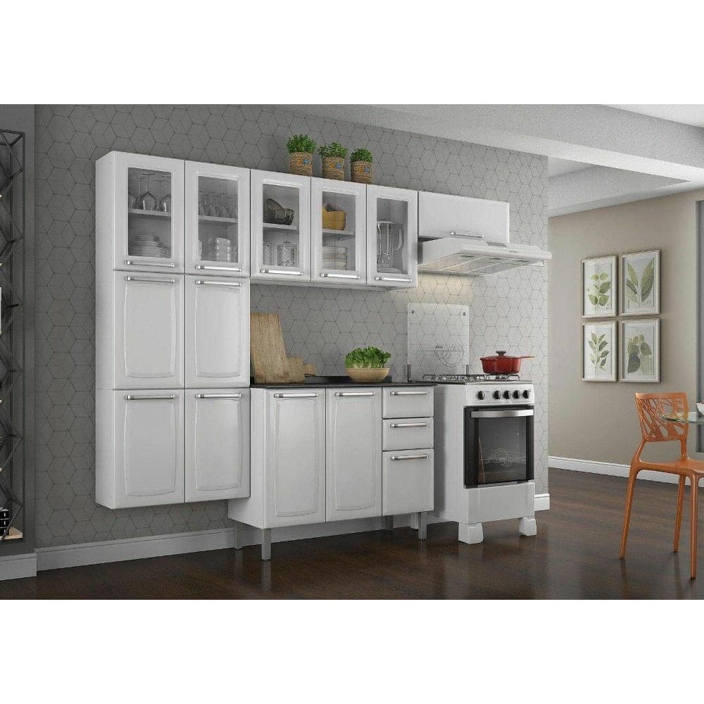 Cozinha Itatiaia Luce - 4 Peças 5 Vidros – Branca