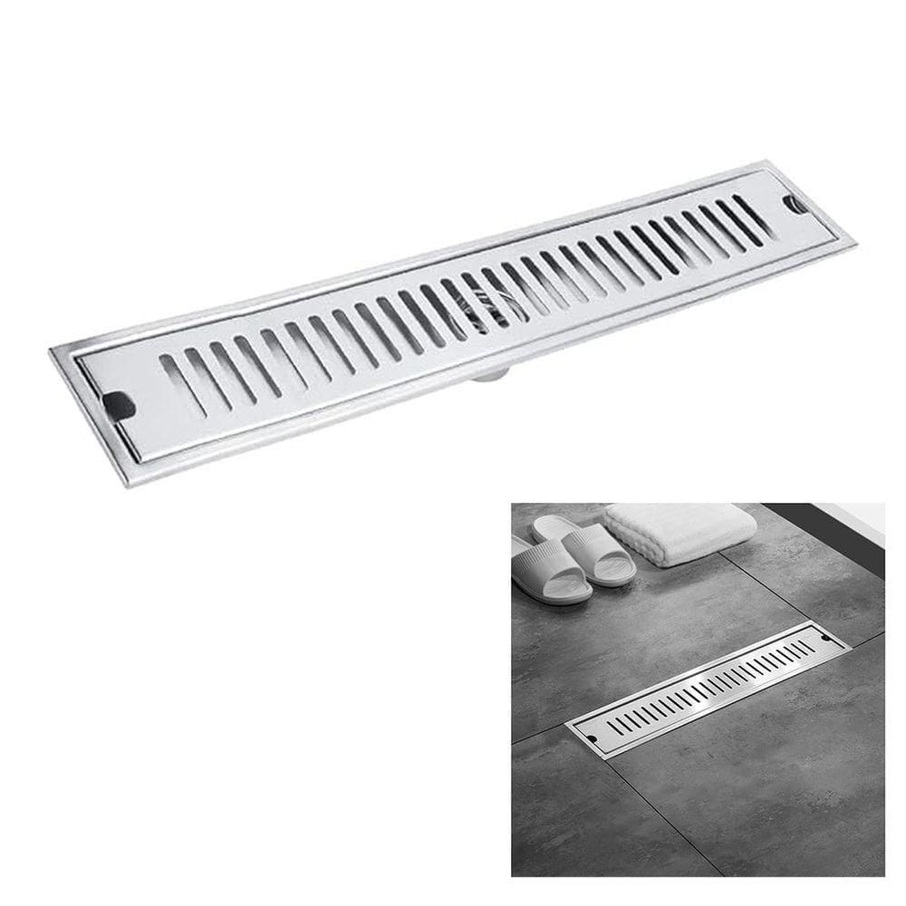 Ralo Linear 50cm Inox Banheiro Piscina