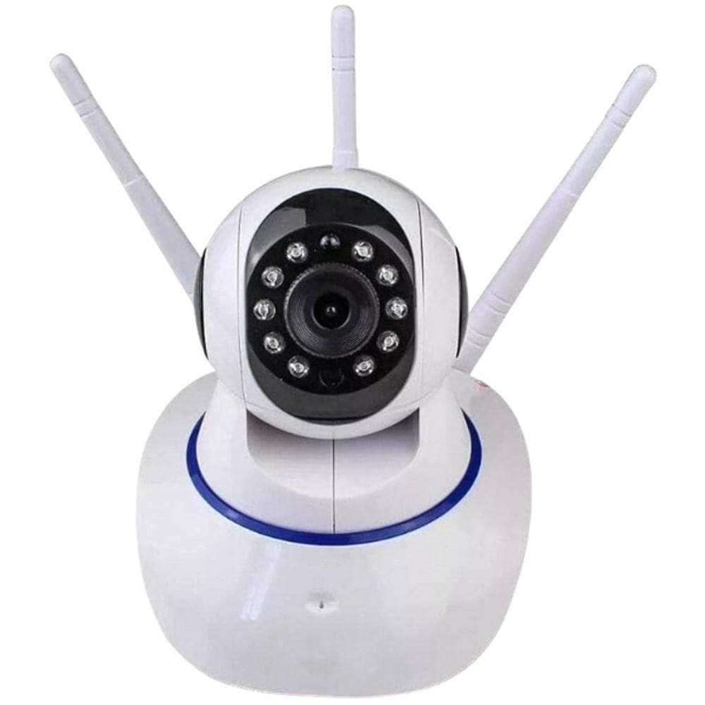 Baba Eletrônica Câmera 360° 3 Antenas Hd Wifi Visão Noturna