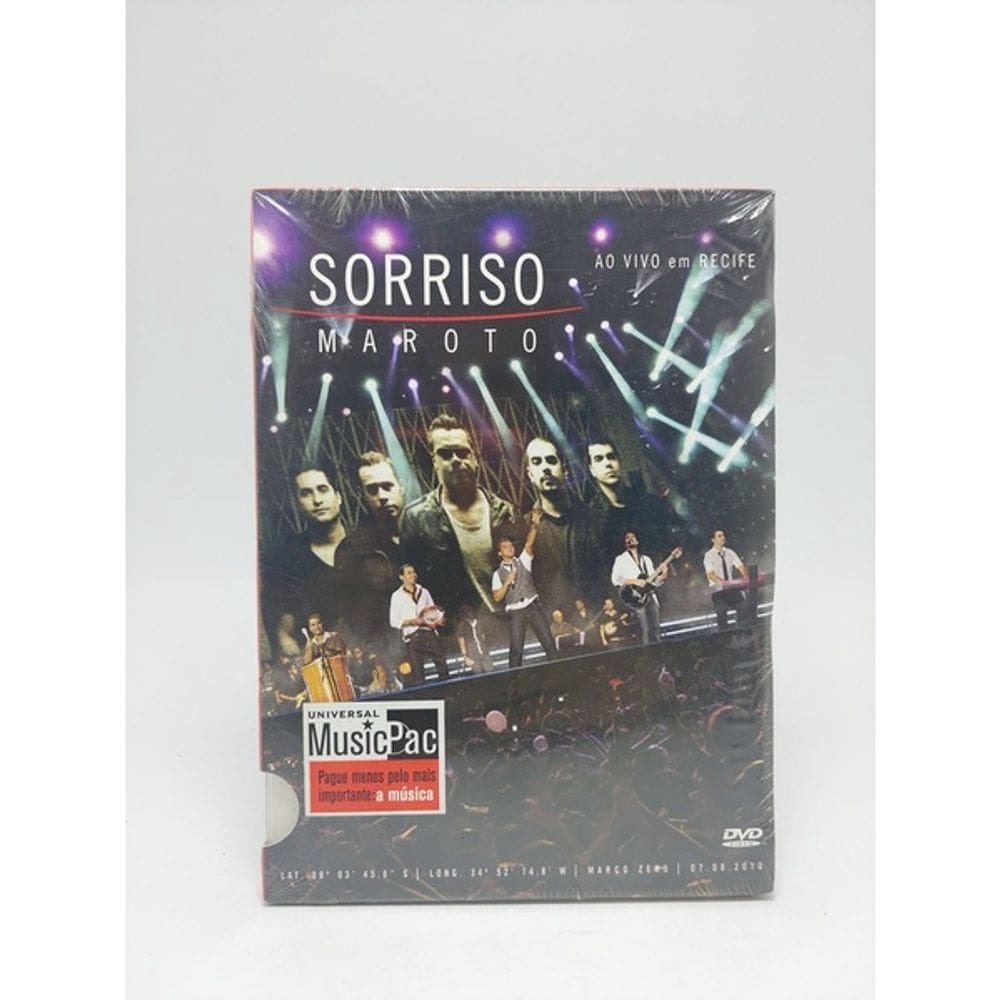 Dvd Sorriso Maroto - Em Recife Ao Viv ( Digipack)