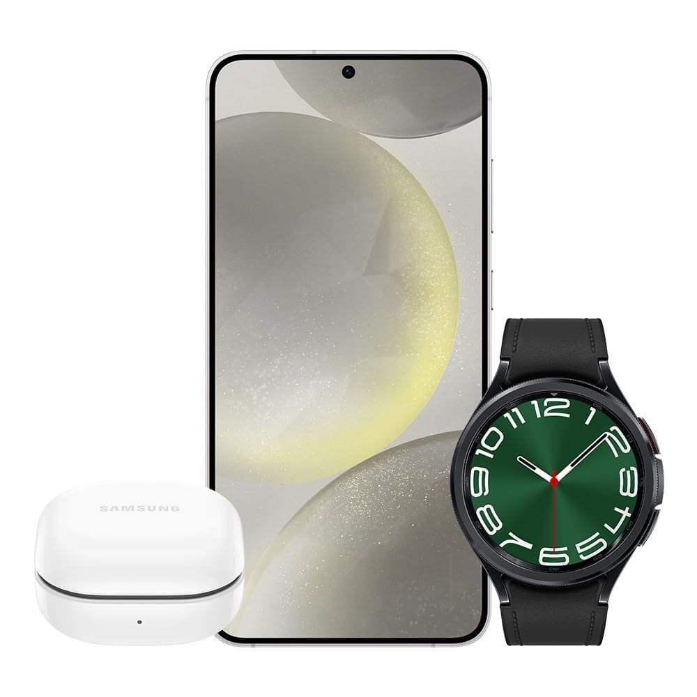 Galaxy S24+ 512GB - Cinza + Galaxy Watch6 Classic LTE 47mm - Preto + Galaxy Buds FE - Grafite