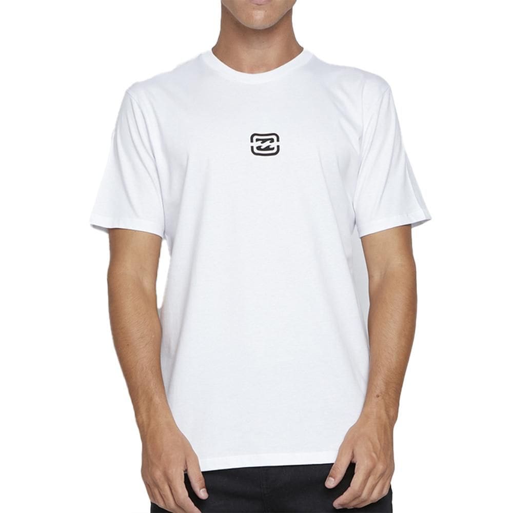 Camiseta Billabong Bracket Wave SM25 Masculina Branco