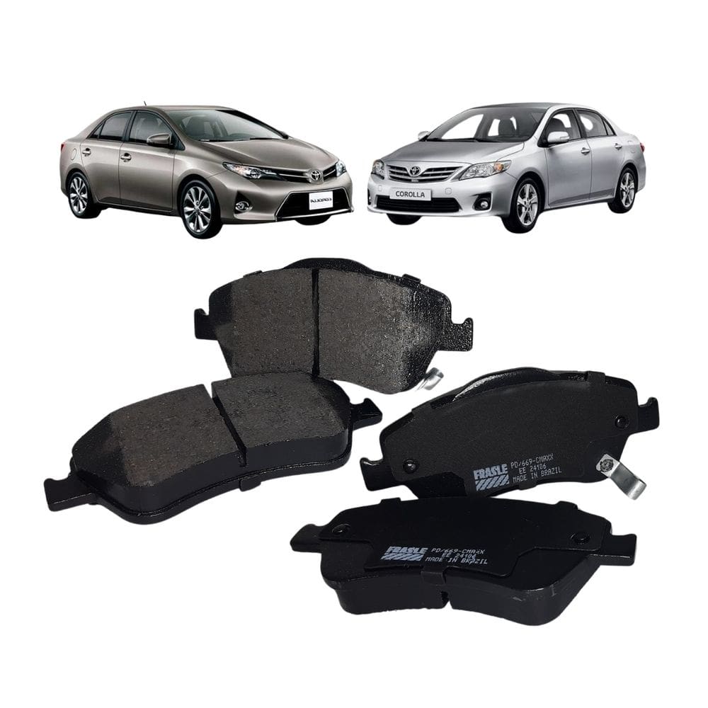 Pastilha de Freio Corolla New XEI VVT-I 2.0 L 16V Dohc L4 2010 A 2014 Dianteira Fras-le