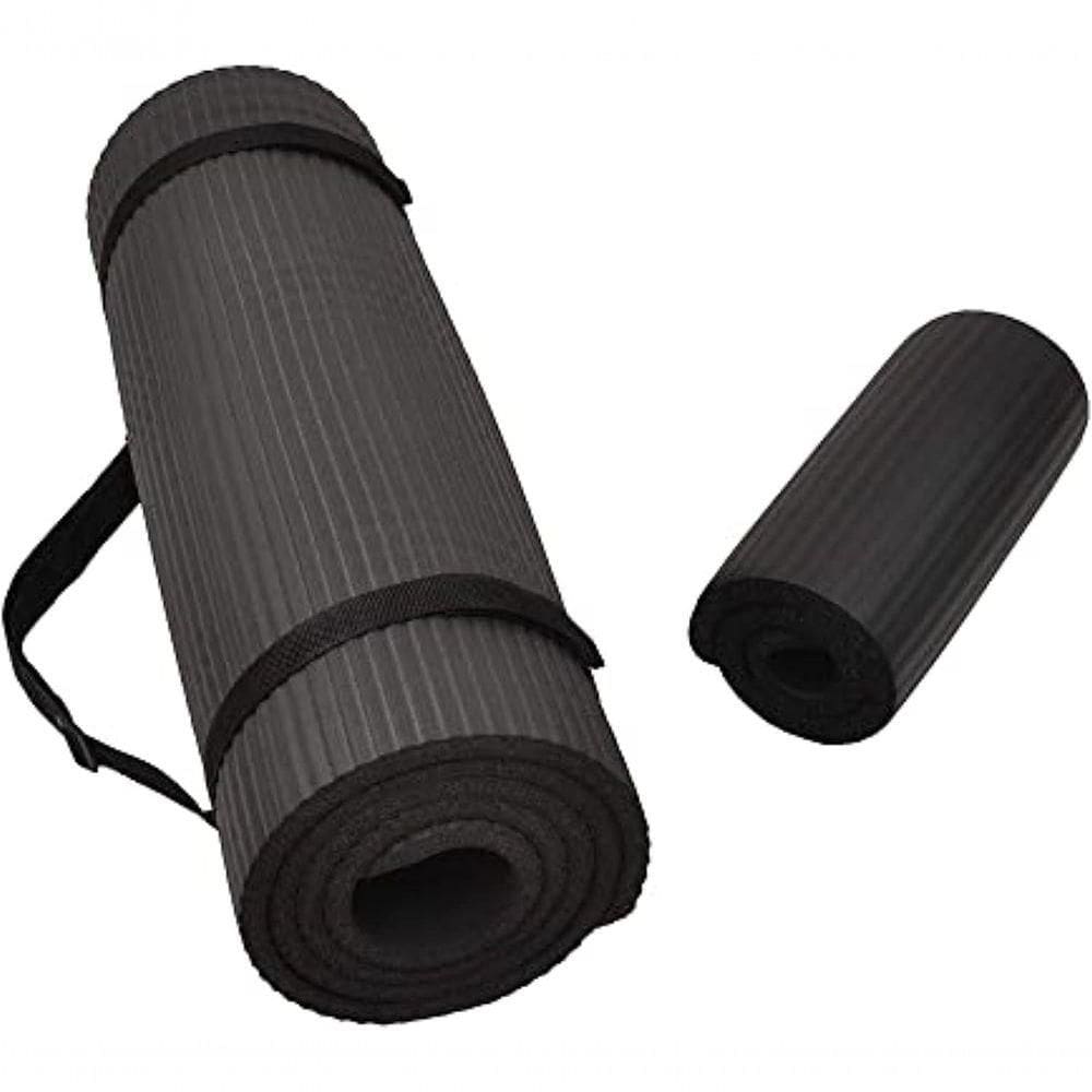 Balancefrom Tapete De Ioga Go Yoga 180 X 61 X 1,27 Cm Preto
