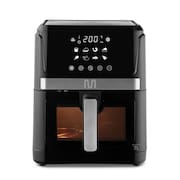 Fritadeira Elétrica sem óleo Air Fryer 7L com Visor Gourmet 1800W 220V Preta Multi Home - GO224