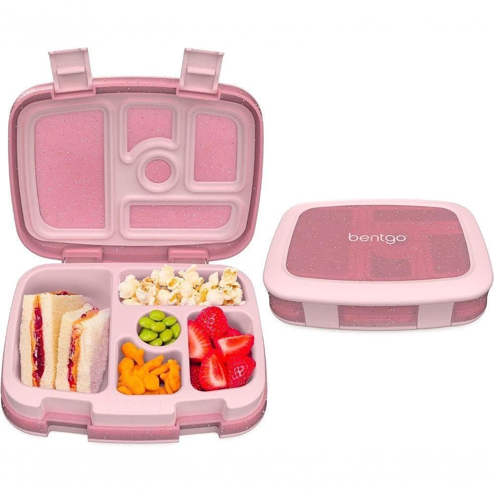 Bentgo Lancheira Infantil 5 Compartimentos - Pétala Rosa