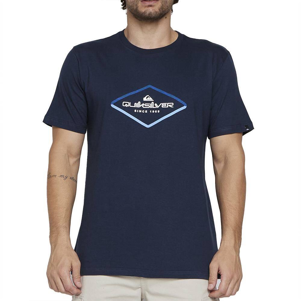 Camiseta Quiksilver Omni Lock SM25 Masculina Marinho