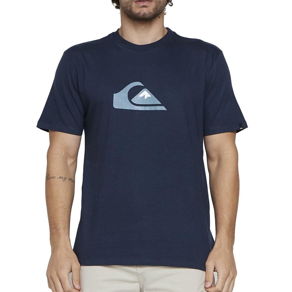 Camiseta Quiksilver Comp Logo SM25 Masculina Marinho