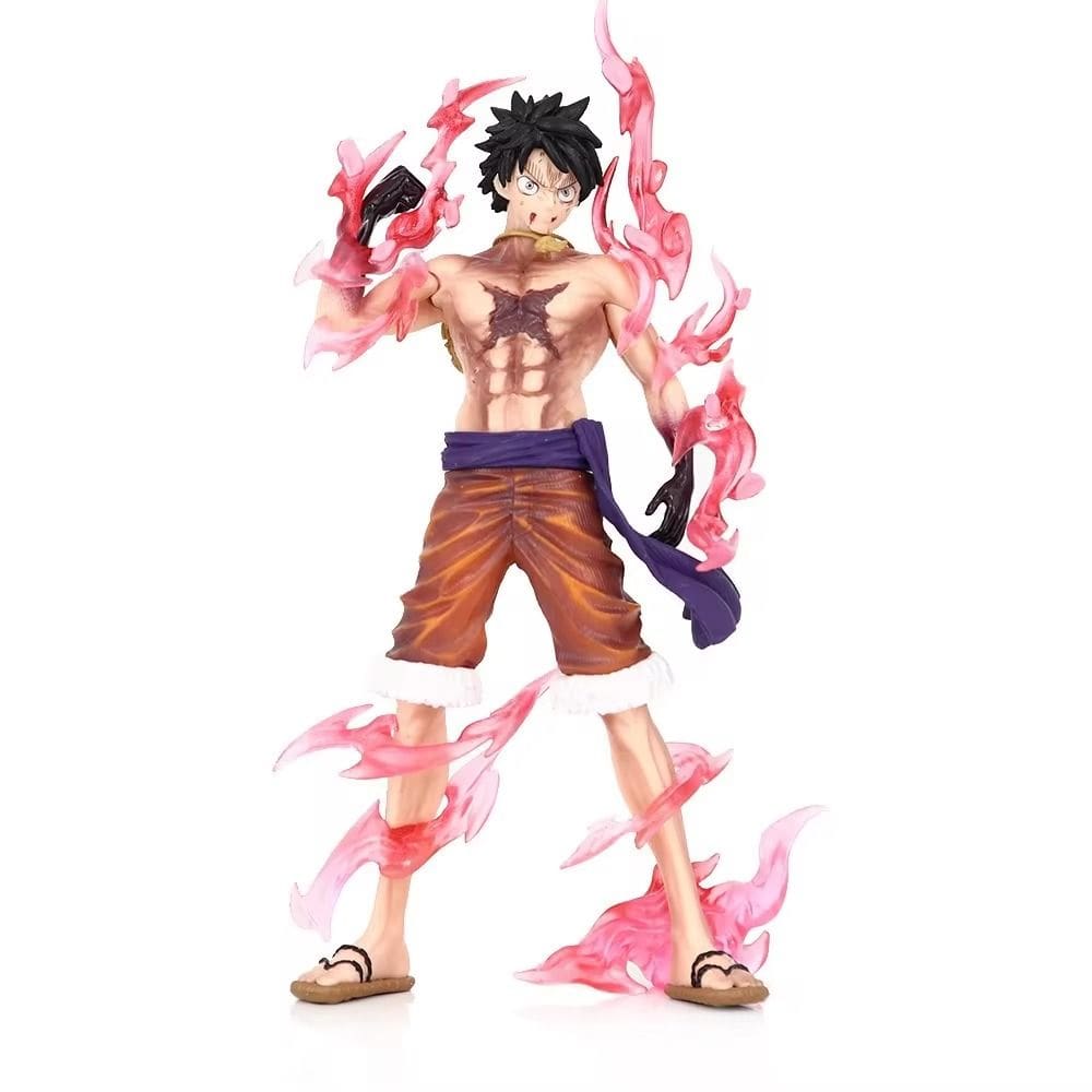 Action Figure Luffy Red Hawk Estátua One Piece Boneco