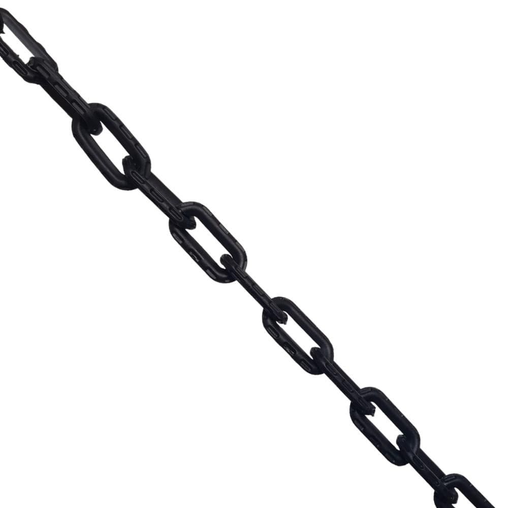 80 Metros Corrente Preto Elo Pequeno Sinalização [F103]