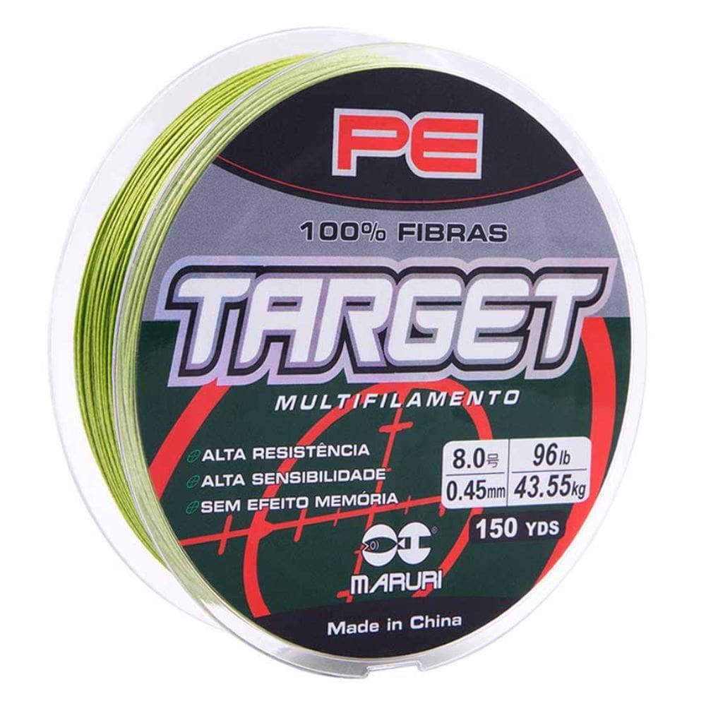 Linha Multifilamento Maruri Target 4x 0,30mm 137m Verde