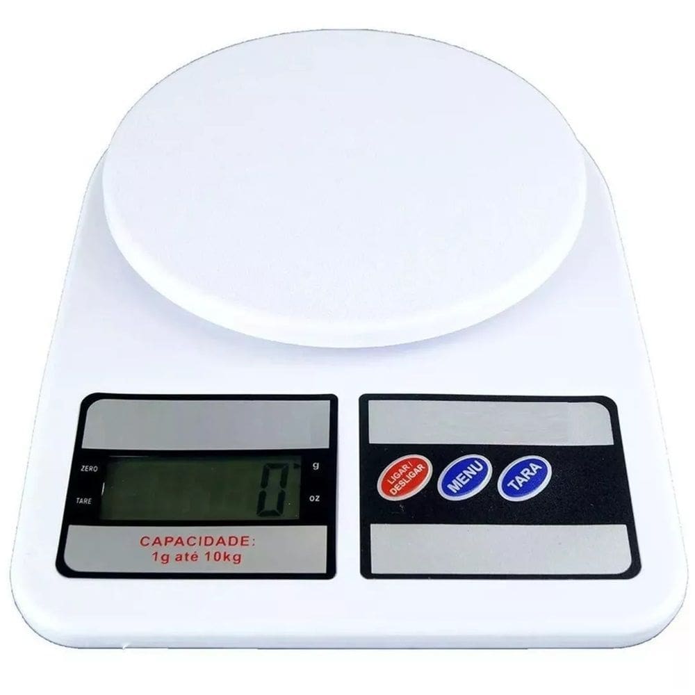 Balança Digital Cozinha Eletrônica LCD Precisão Alta Capacidade 10kg Desligamento Automático