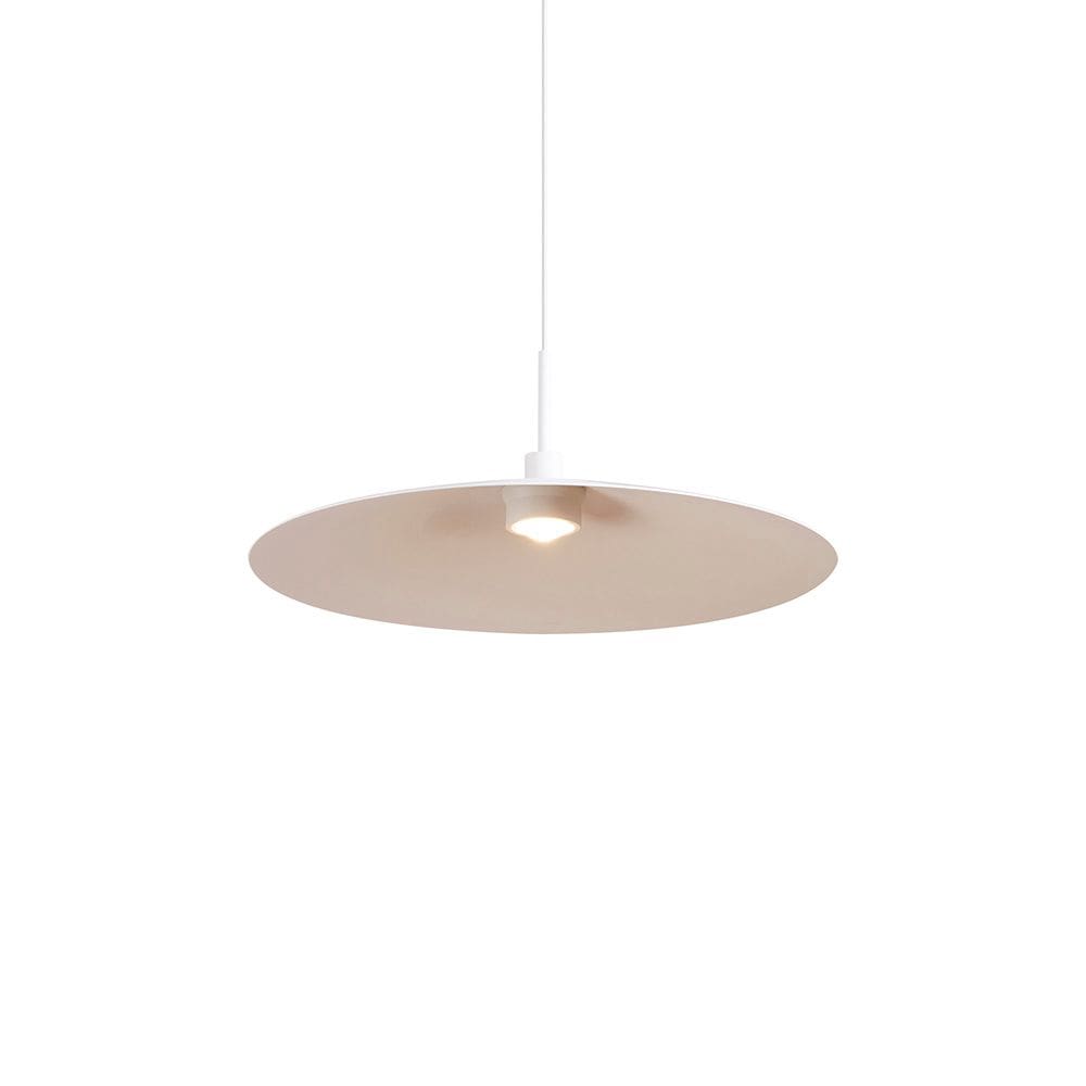Lustre Pendente Nordecor Kale Dre 2863 38cm Branco Led Bivolt