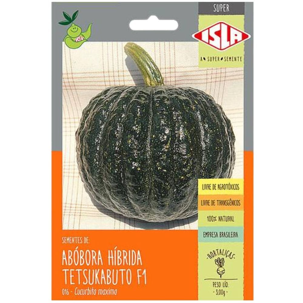 Sementes de Abóbora Hibrida Tetsukabuto SUPER ISLA