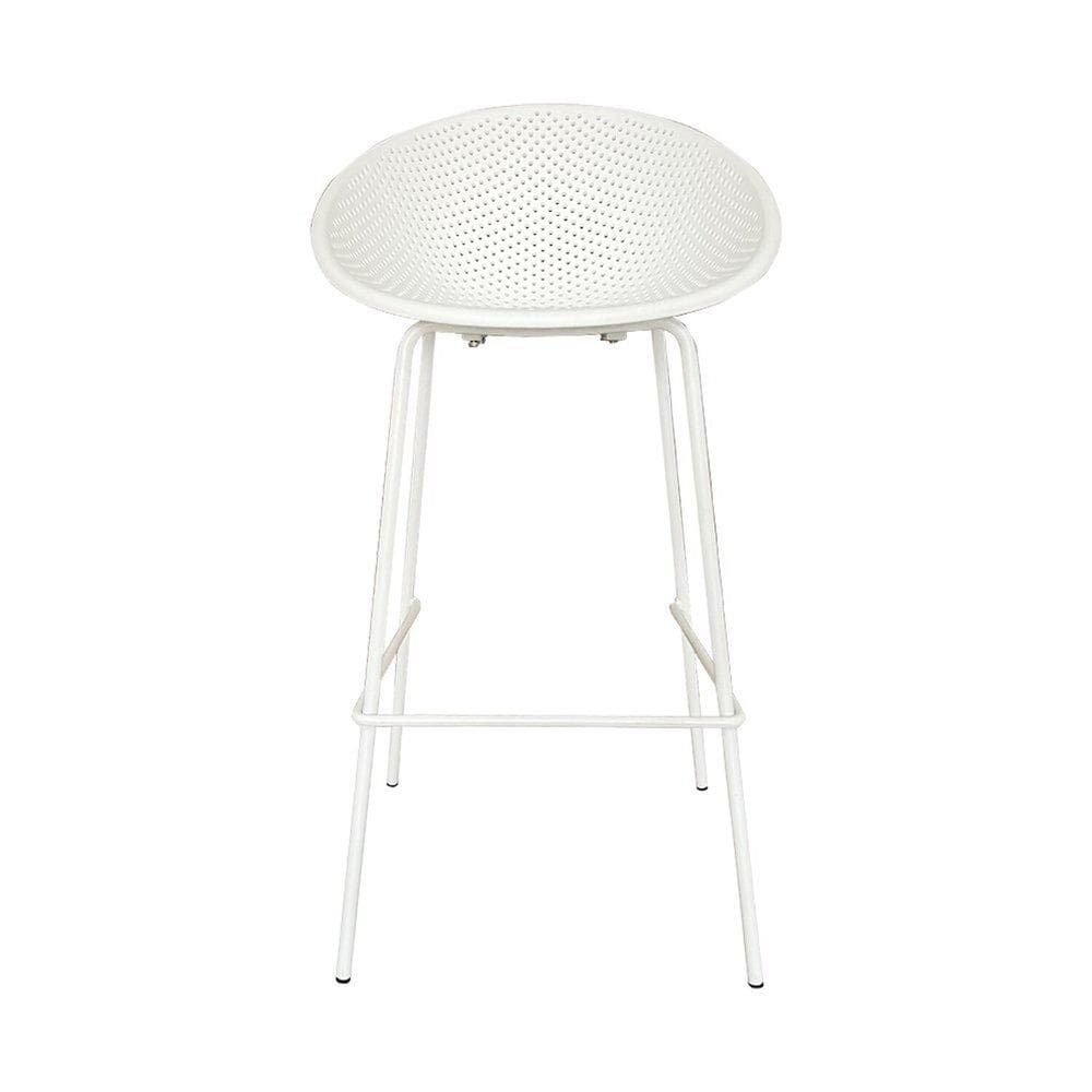Banqueta Jardim e Varanda Alta 97cm Drops Branca