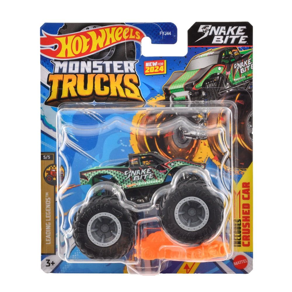 Carrinho - Snake Bite - Monster Trucks MATTEL
