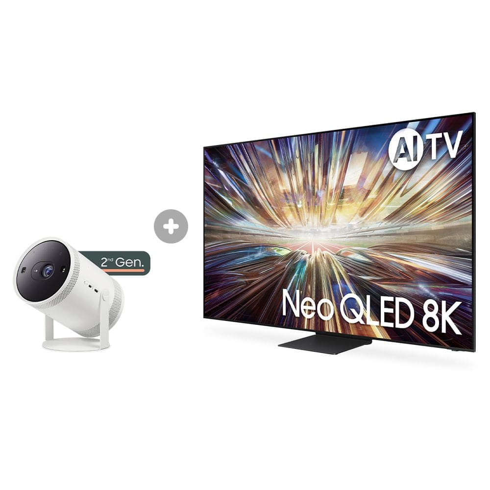 Combo Samsung AI TV 65&quot; Neo QLED 8K 65QN800D 2024 + The Freestyle 2nd Gen.