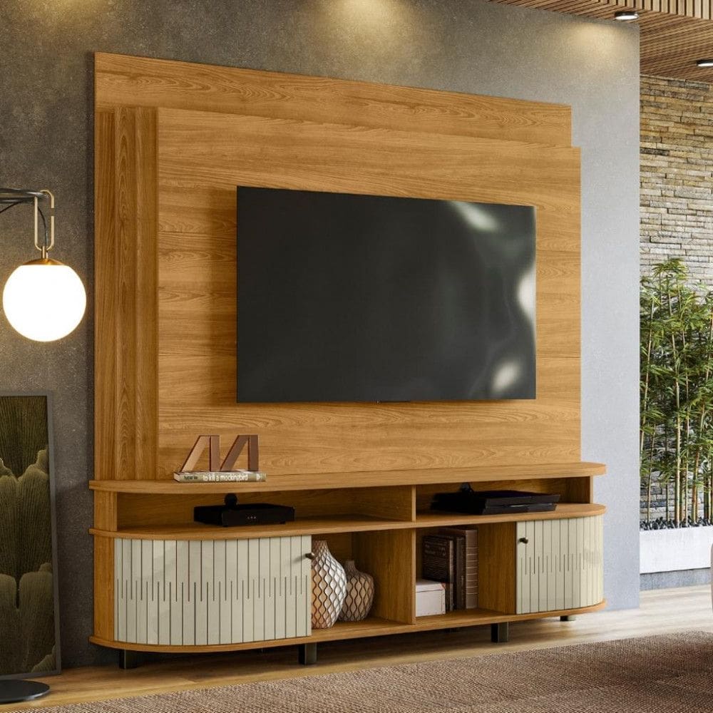 Estante Home para TV até 65 Polegadas 2 Portas Daytona Madetec