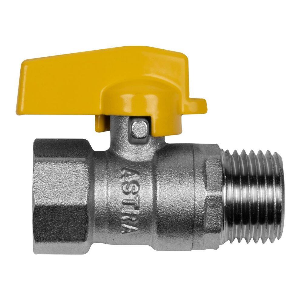 Registro Válvula Esférica Reta RM X RF 1/2`` Pex Gás Astra