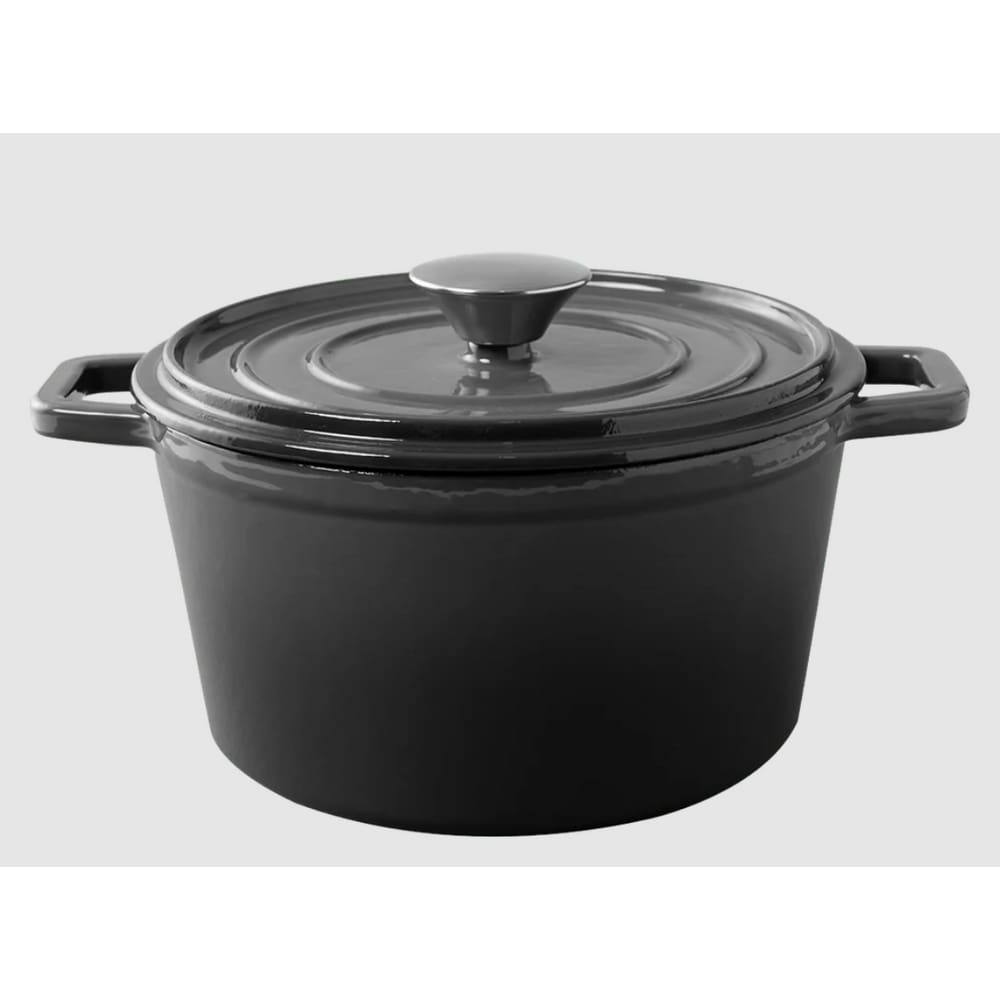 Caçarola de Ferro  Com Tampa 2,5L Sauté Cinza Brinox