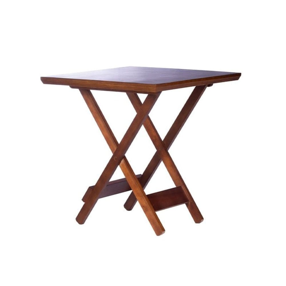 Mesa Dobrável Alagoas Sala de Jantar e Área Exterior Mogno