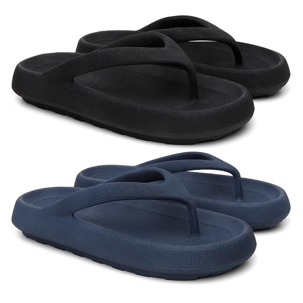 Kit Chinelo Feminino de Dedo Nuvem Confortável 2 Pares