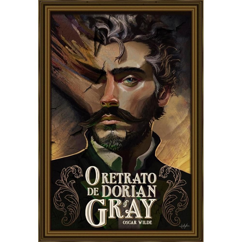O RETRATO DE DORIAN GRAY - Edição de luxo: fitilho; capa dura; baixo relevo e hot stamp(1508)