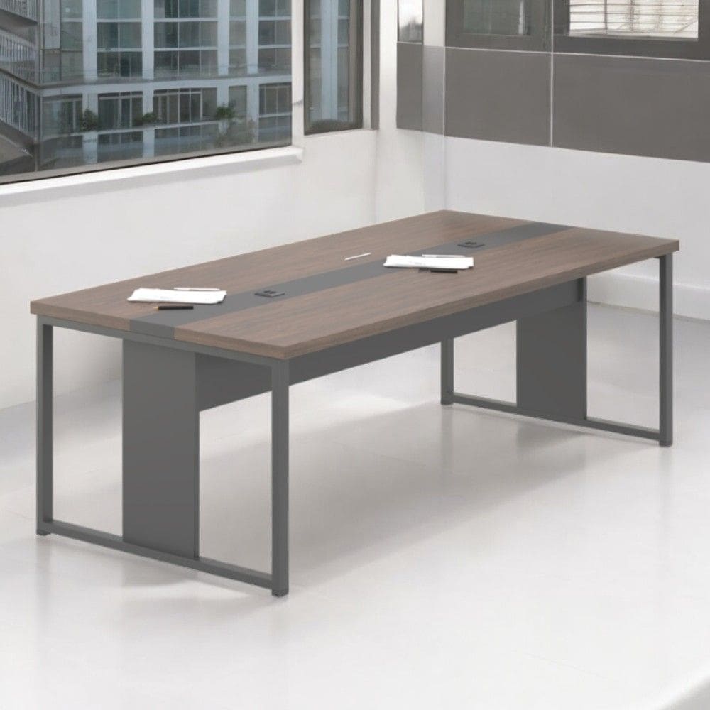 Mesa de Reunião para Escritório Roma Freijó Preto